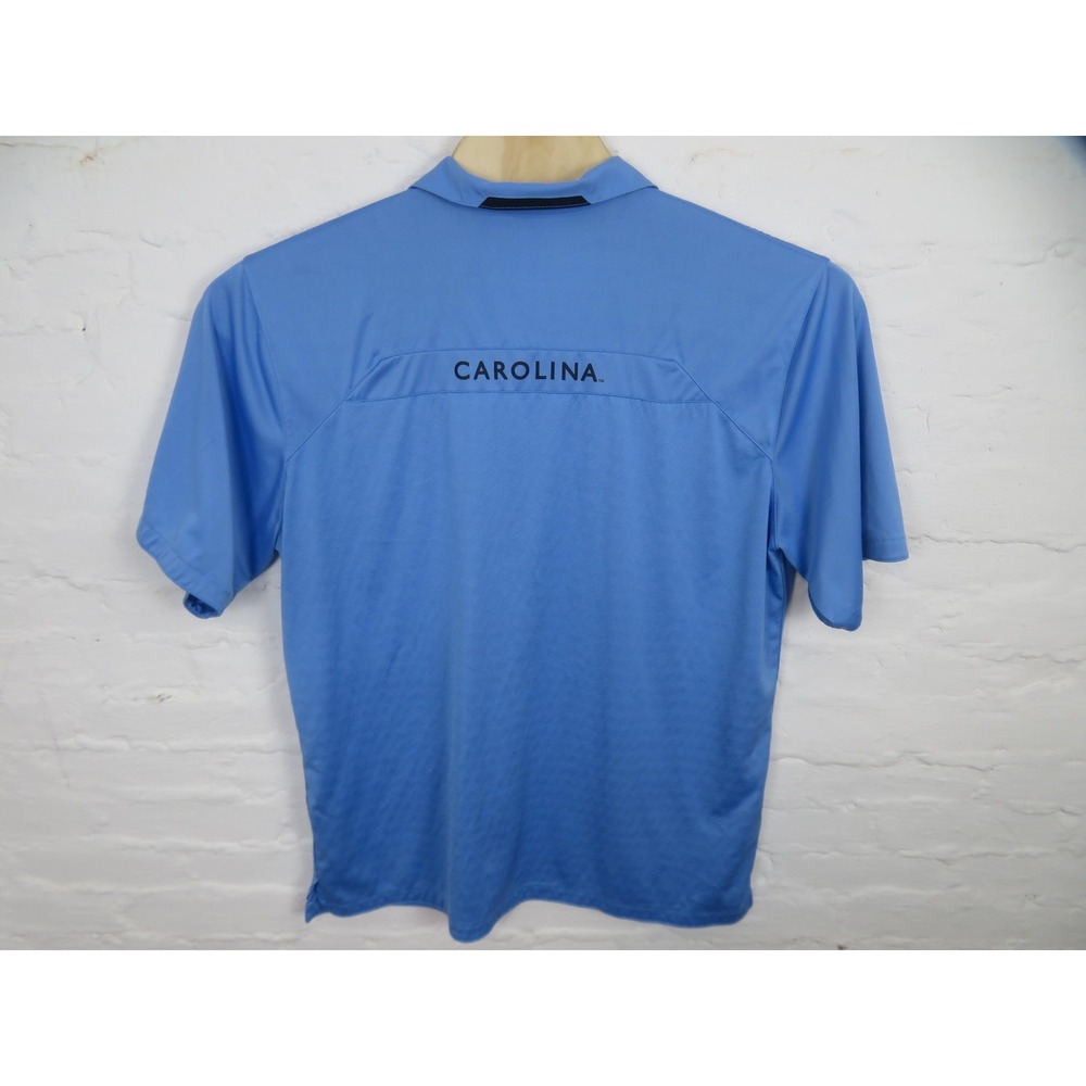 North Carolina Tar Heels Polo Shirt Mens XL Blue Nike Dri Fit NCAA Basketball - Picture 5 of 9